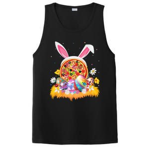 Pizza Fast Food Lover Easter Egg Funny Pizza Easter Sunday Great Gift PosiCharge Competitor Tank