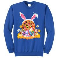 Pizza Fast Food Lover Easter Egg Funny Pizza Easter Sunday Great Gift Tall Sweatshirt