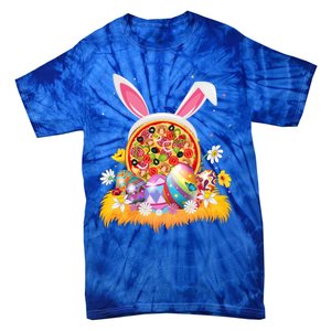 Pizza Fast Food Lover Easter Egg Funny Pizza Easter Sunday Great Gift Tie-Dye T-Shirt