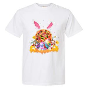 Pizza Fast Food Lover Easter Egg Funny Pizza Easter Sunday Great Gift Garment-Dyed Heavyweight T-Shirt