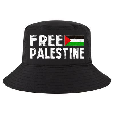 Palestine Flag Free Gaza Palestinian Proud Free Palestine Cool Comfort Performance Bucket Hat