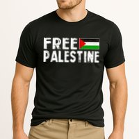 Palestine Flag Free Gaza Palestinian Proud Free Palestine Cooling Performance Crew T-Shirt