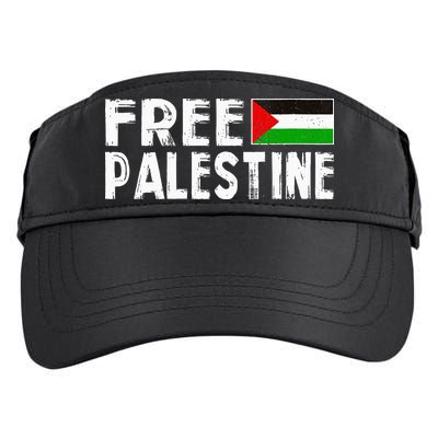 Palestine Flag Free Gaza Palestinian Proud Free Palestine Adult Drive Performance Visor