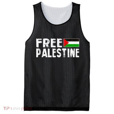 Palestine Flag Free Gaza Palestinian Proud Free Palestine Mesh Reversible Basketball Jersey Tank