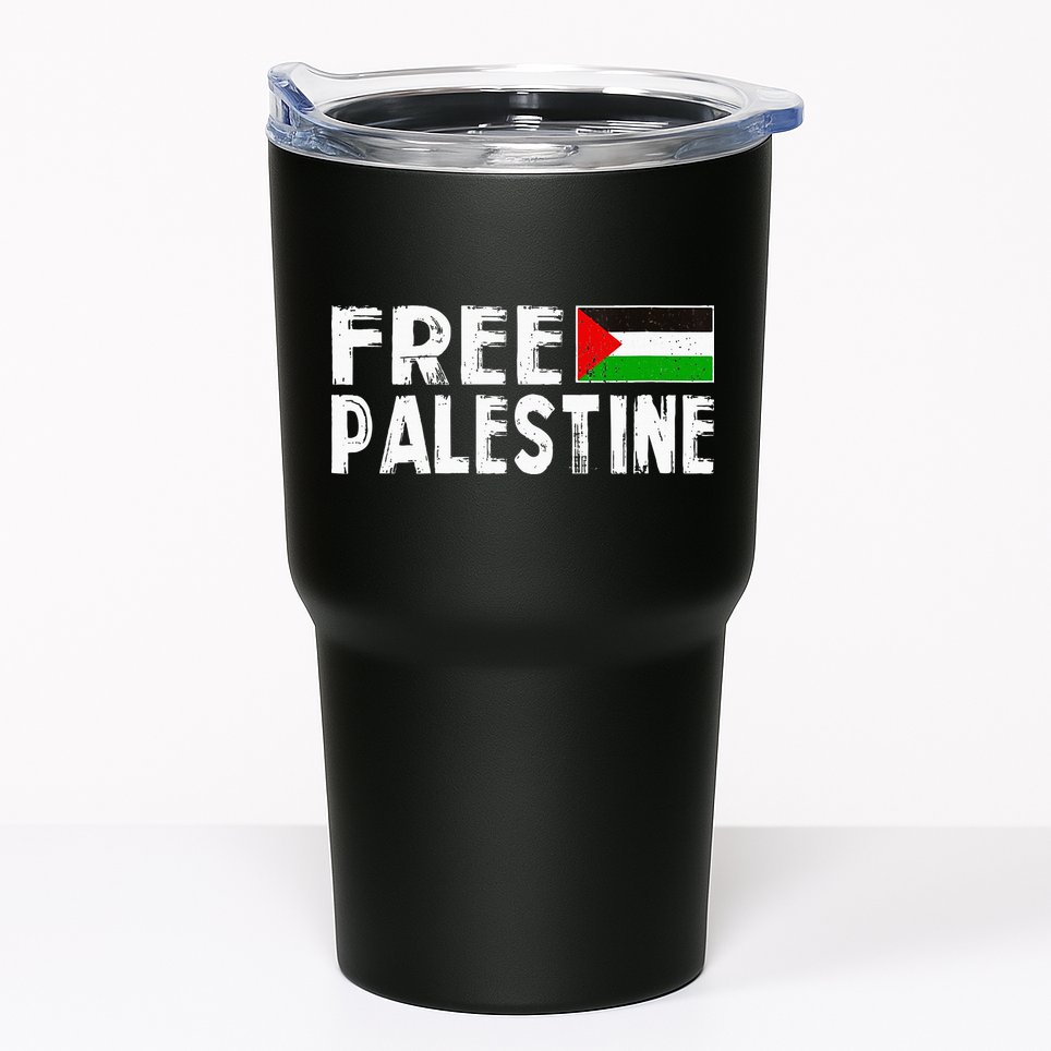 Palestine Flag Free Gaza Palestinian Proud Free Palestine Tumbler