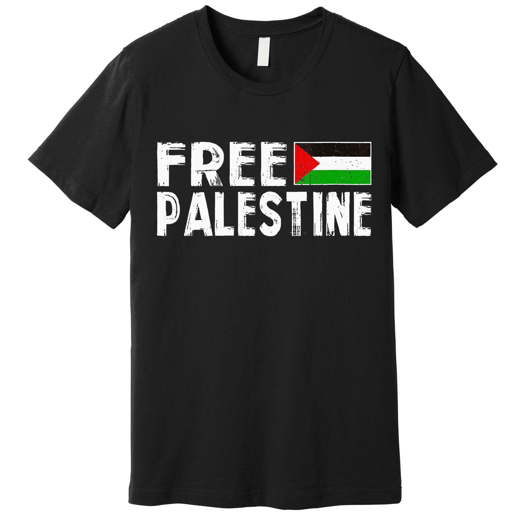 Palestine Flag Free Gaza Palestinian Proud Free Palestine Premium T-Shirt