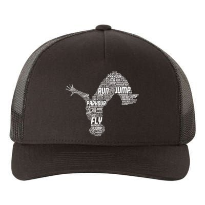 Parkour Freerunner Freerunning Traceur Yupoong Adult 5-Panel Trucker Hat