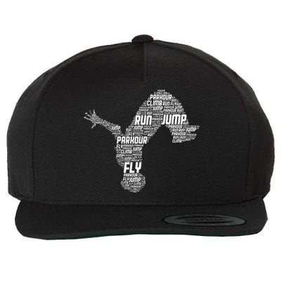 Parkour Freerunner Freerunning Traceur Wool Snapback Cap