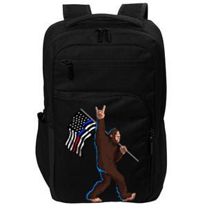 Police Fire First Responder Flag For Bigfoot Rock And Roll Impact Tech Backpack