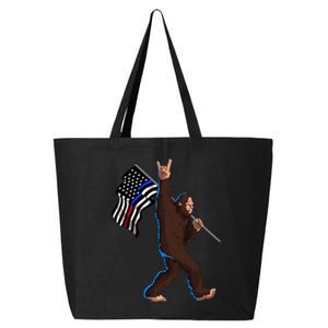 Police Fire First Responder Flag For Bigfoot Rock And Roll 25L Jumbo Tote