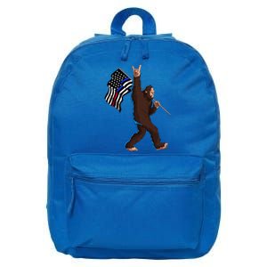 Police Fire First Responder Flag For Bigfoot Rock And Roll 16 in Basic Backpack