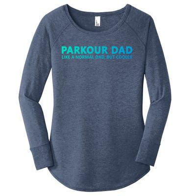 Parkour Father Free Running Parkour Dad Gift Women's Perfect Tri Tunic Long Sleeve Shirt