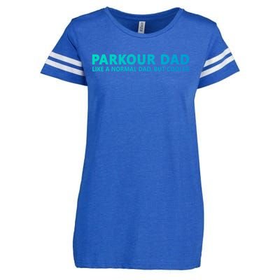 Parkour Father Free Running Parkour Dad Gift Enza Ladies Jersey Football T-Shirt