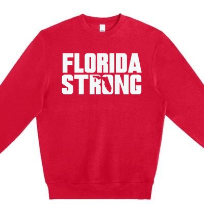 Pray For Florida Strong Premium Crewneck Sweatshirt