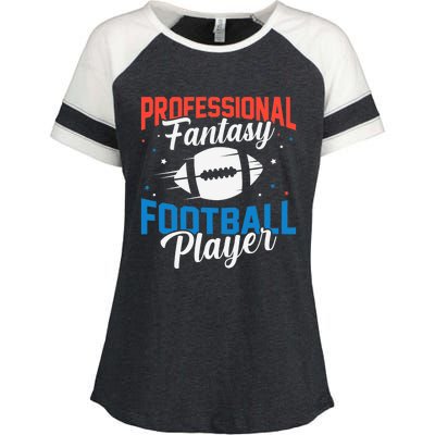 Professional Fantasy Football Game Player Draft League Day Enza Ladies Jersey Colorblock Tee