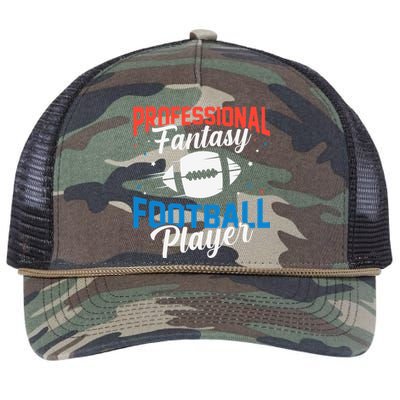 Professional Fantasy Football Game Player Draft League Day Retro Rope Trucker Hat Cap