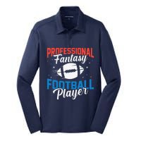 Professional Fantasy Football Game Player Draft League Day Silk Touch Performance Long Sleeve Polo