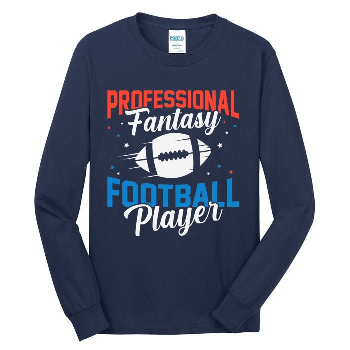 Professional Fantasy Football Game Player Draft League Day Tall Long Sleeve T-Shirt