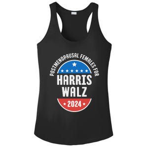 Postmenopausal Females For Harris Walz 2024 Ladies PosiCharge Competitor Racerback Tank