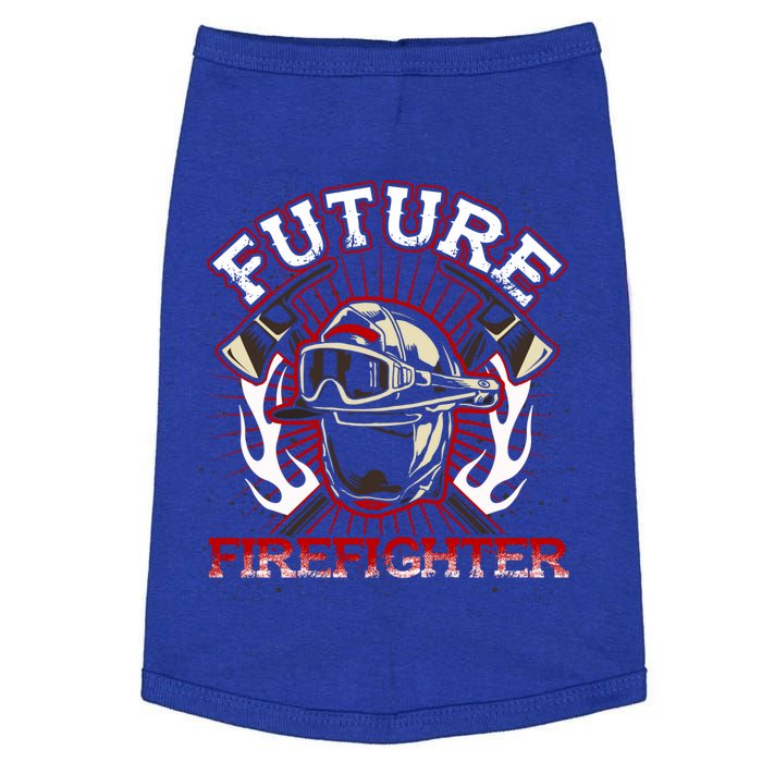 Professional Future Fire Gift Thin Red Lines Fire Fighter Cute Gift Doggie Tank