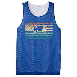 Patriotic Farmer Farm Animal Lover Gift Us Flag Cow Gift Mesh Reversible Basketball Jersey Tank