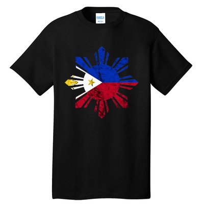 Philippines Filipino Flag Pilipinas Pride Filipino Roots Tall T-Shirt