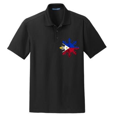 Philippines Filipino Flag Pilipinas Pride Filipino Roots Dry Zone Grid Polo