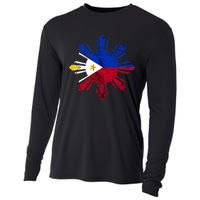 Philippines Filipino Flag Pilipinas Pride Filipino Roots Cooling Performance Long Sleeve Crew