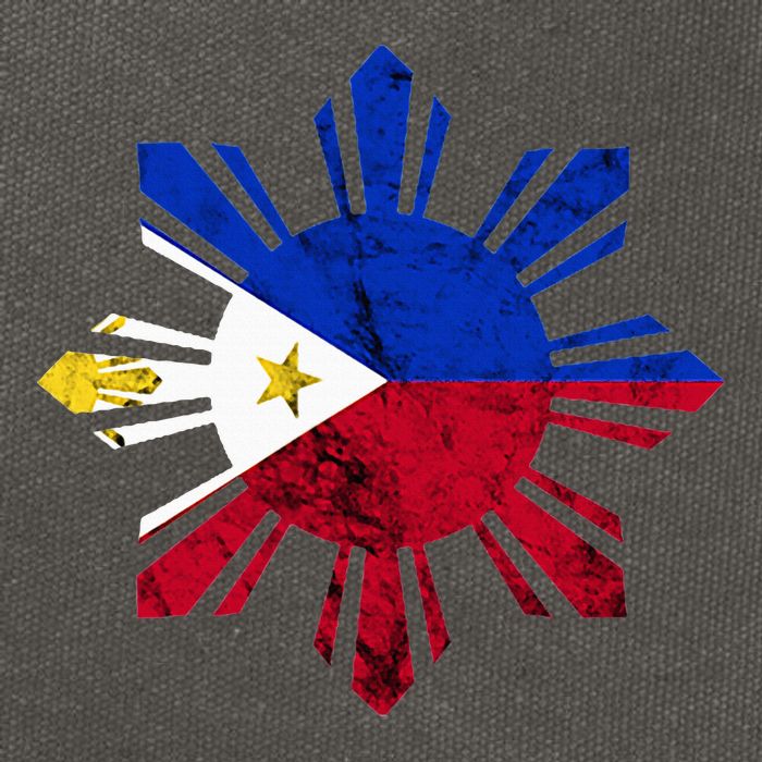 Philippines Filipino Flag Pilipinas Pride Filipino Roots Cotton Canvas Backpack