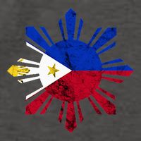 Philippines Filipino Flag Pilipinas Pride Filipino Roots Vector Backpack