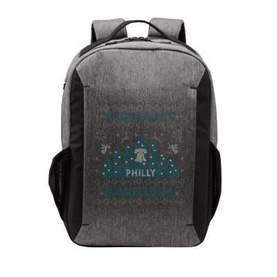 Philly Faithful Funny Philadelphia Philly Fan Ugly Christmas  Vector Backpack