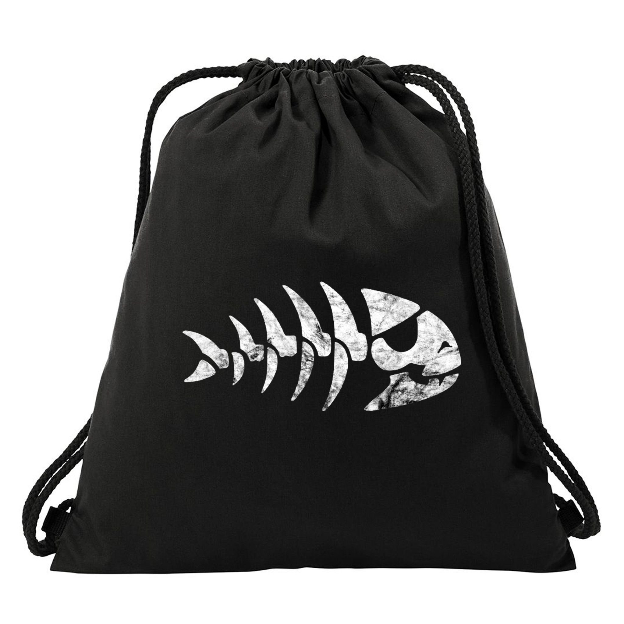 Pirate Fish Fsm Church Pastafarian Flying Spaghetti Monster Gift Drawstring Bag