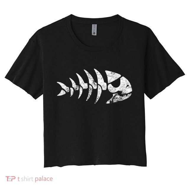 Pirate Fish Fsm Church Pastafarian Flying Spaghetti Monster Gift Crop Top