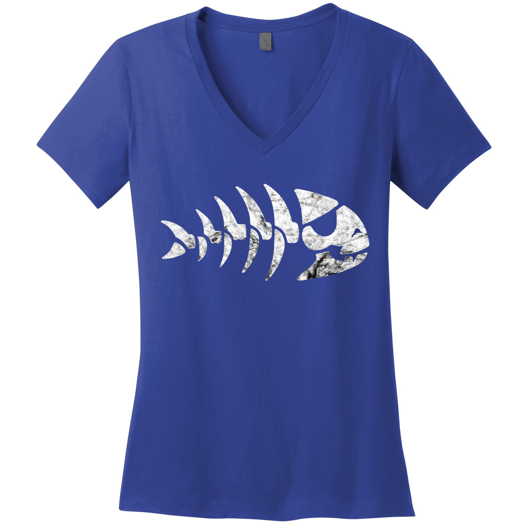 Pirate Fish Fsm Church Pastafarian Flying Spaghetti Monster Gift Women's V-Neck T-Shirt