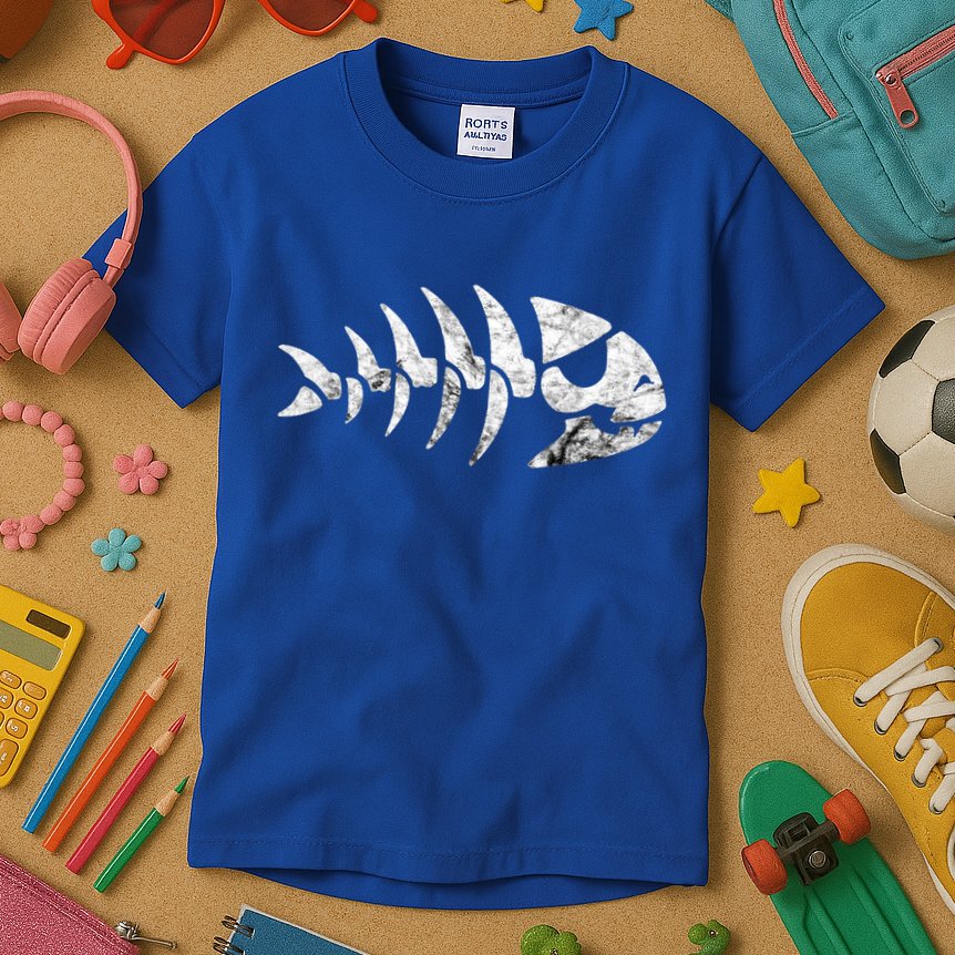 Pirate Fish Fsm Church Pastafarian Flying Spaghetti Monster Gift Kids T-Shirt