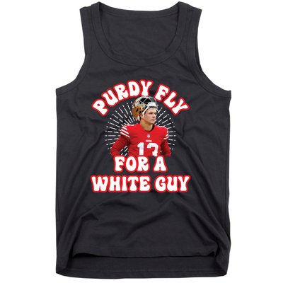 Purdy Fly For A White Guy Funny San Francisco Football Tank Top