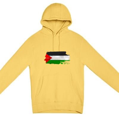 Palestine Flag Free Palestine Premium Pullover Hoodie