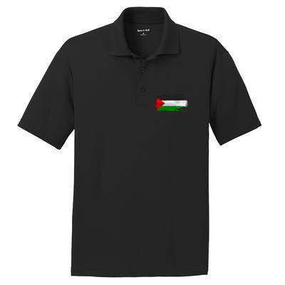 Palestine Flag Free Palestine PosiCharge RacerMesh Polo