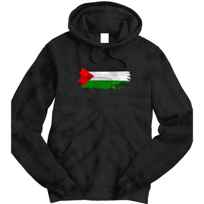 Palestine Flag Free Palestine Tie Dye Hoodie