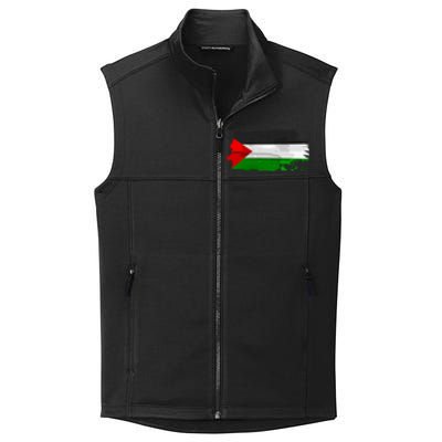 Palestine Flag Free Palestine Collective Smooth Fleece Vest