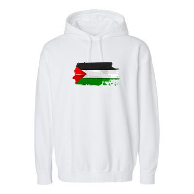 Palestine Flag Free Palestine Garment-Dyed Fleece Hoodie