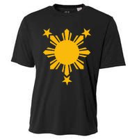 Philippines Flag Filipino 3 Star Sun Cooling Performance Crew T-Shirt