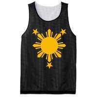 Philippines Flag Filipino 3 Star Sun Mesh Reversible Basketball Jersey Tank