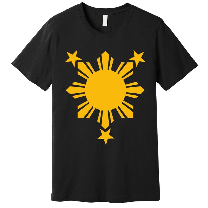 Philippines Flag Filipino 3 Star Sun Premium T-Shirt