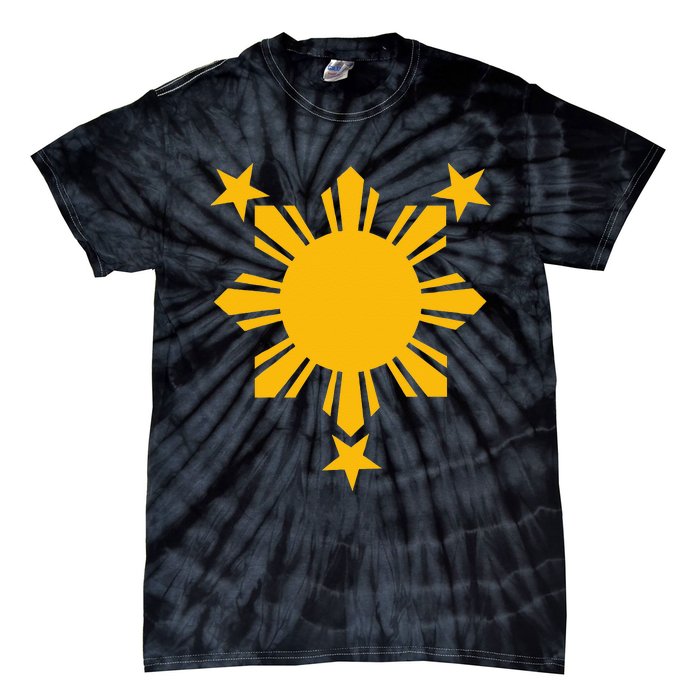 Philippines Flag Filipino 3 Star Sun Tie-Dye T-Shirt