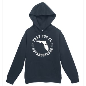 Pray For Florida Stand Strong Hurricane Urban Pullover Hoodie