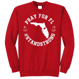 Pray For Florida Stand Strong Hurricane Sweatshirt