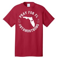 Pray For Florida Stand Strong Hurricane Tall T-Shirt