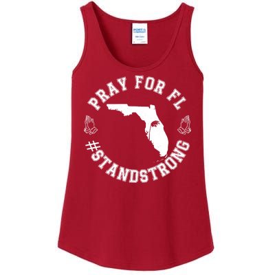 Pray For Florida Stand Strong Hurricane Ladies Essential Tank