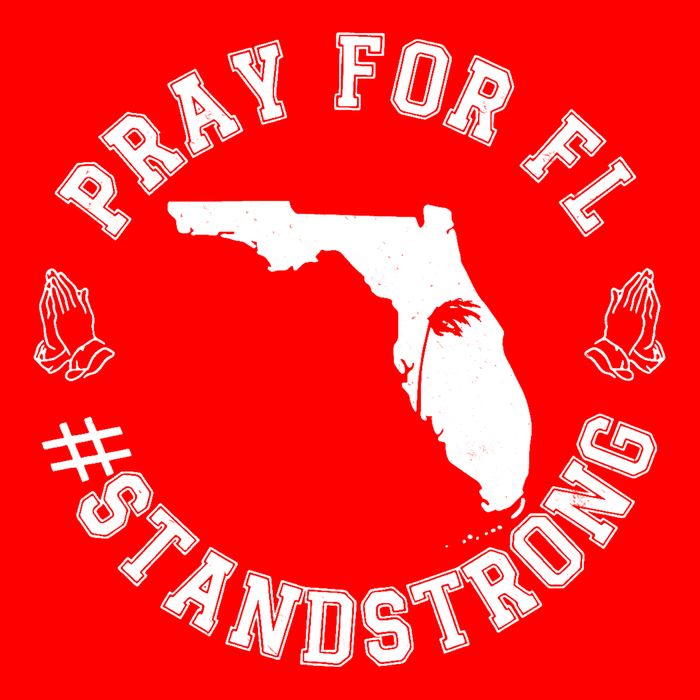 Pray For Florida Stand Strong Hurricane Baby Bodysuit